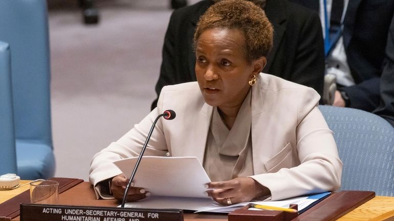 Acting Under-Secretary-General for Humanitarian Affairs and Emergency Relief Coordinator Joyce...