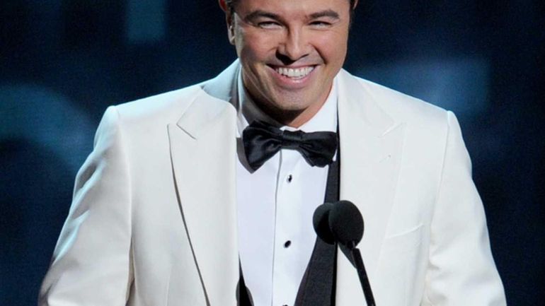 Seth MacFarlane onstage during the 64th Annual Primetime Emmy Awards...