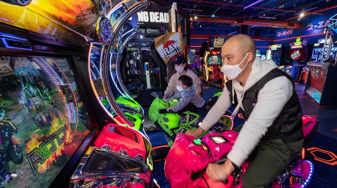 QZar entertainment venue reopens with new games and axethrowing Newsday