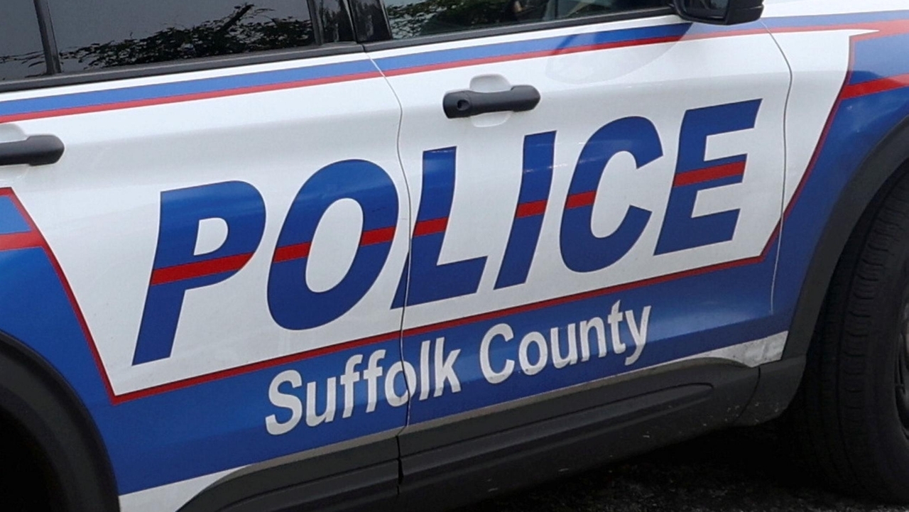 Car crashes into pole in Huntington Station; 2 in their 90s hospitalized