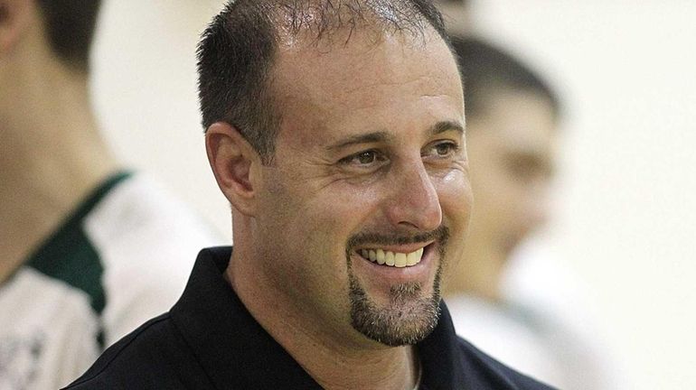 Lindenhurst boys volleyball head coach Kevin Muscarello. Muscarello, 40, of...