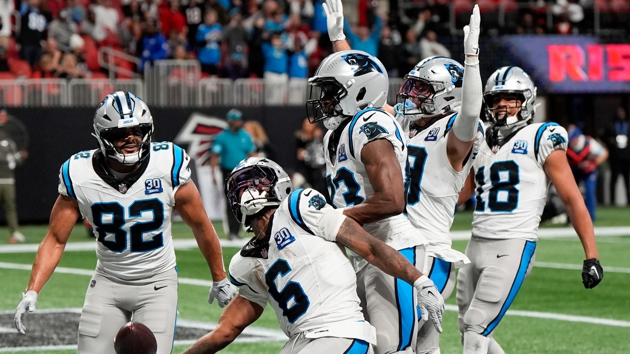 Bryce Young accounts for 5 TDs as Panthers beat Falcons 44-38 in OT ...