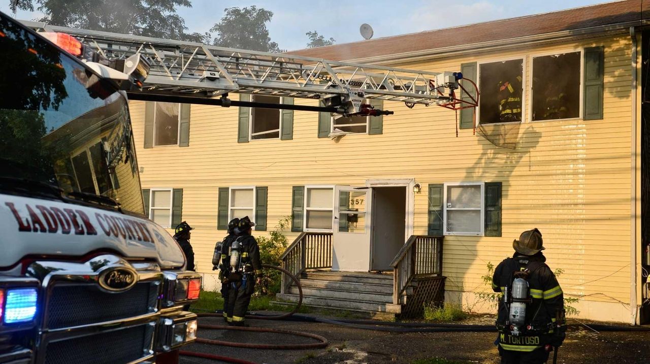 North Amityville woman injured after stove catches fire, Suffolk police