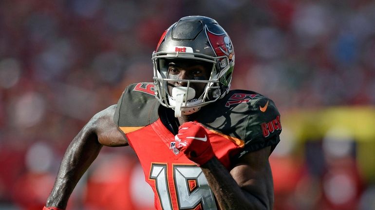 Tampa Bay Buccaneers wide receiver Breshad Perriman (19) during the...