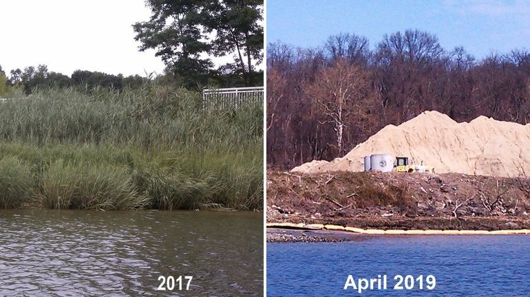 Glen Cove resident Dave Nieri said he took photos of wetlands on...