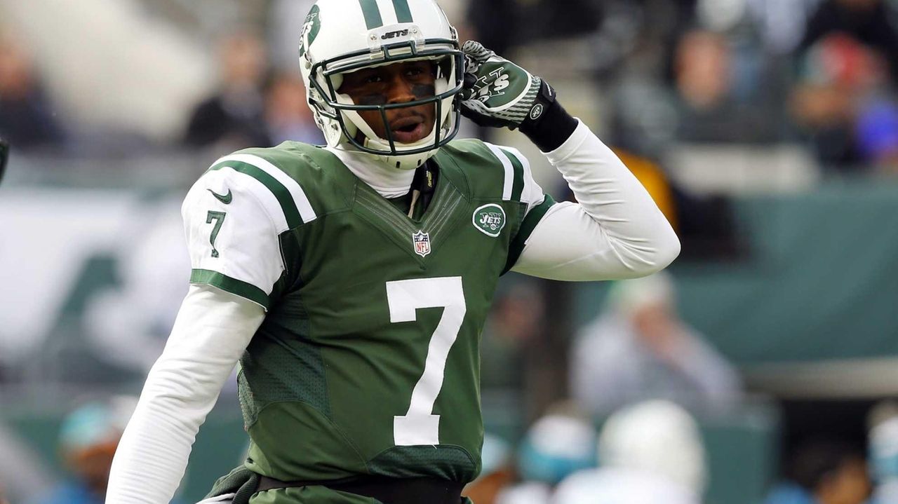 Geno Smith Jets v Dolphins Metlife 2014