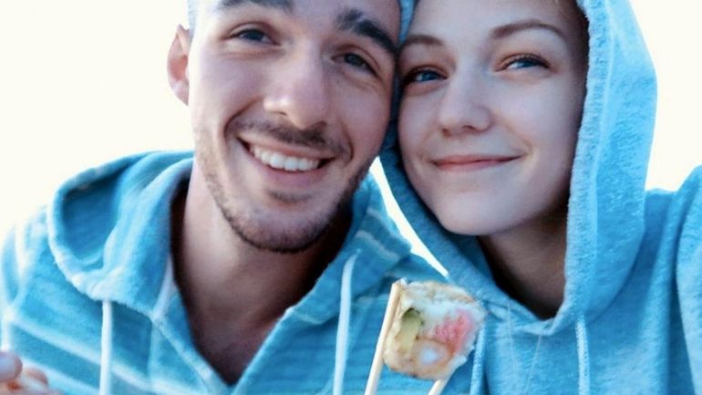 Brian Laundrie and Gabby Petito in an undated photograph.