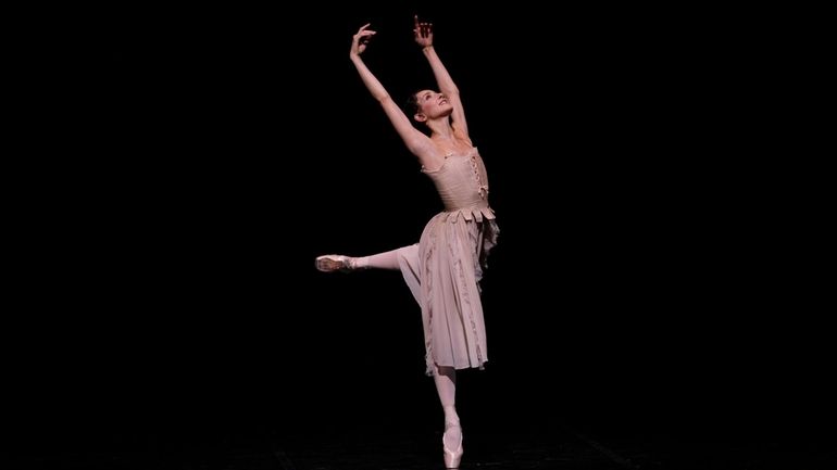 Etoile Nicoletta Manni performs during the premiere of Kenneth MacMillan's...