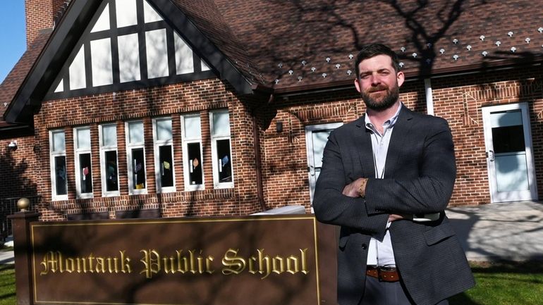 Montauk Superintendent Joshua Odom, who drives about an hour to...