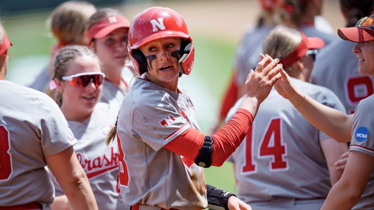 Jordy Bahl is a force in the circle and at the plate while leading Nebraska's NCAA softball run