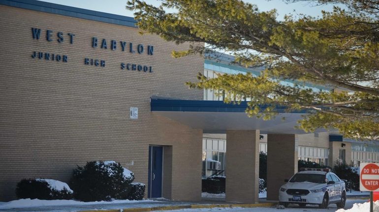 West Babylon Junior High School. (Jan. 23, 2014)