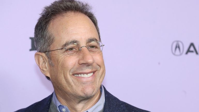 LI-raised comedy star Jerry Seinfeld was heckled by pro-Palestinian protesters...