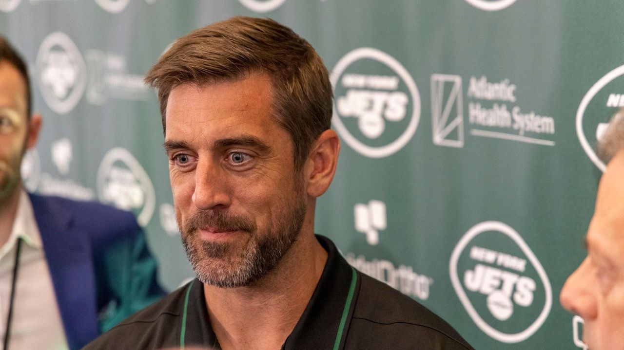 Watch Aaron Rodgers' full introductory Jets news conference Newsday