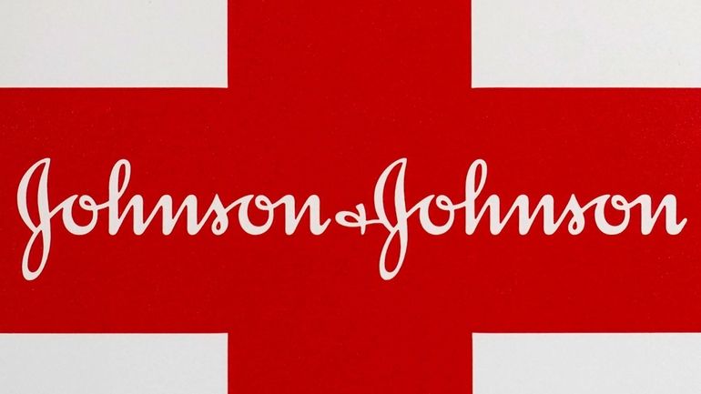 A Johnson & Johnson logo is seen in Walpole, Mass.,...