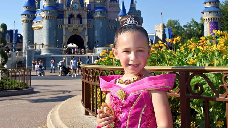 Lucy Albano, 5, recently visited Walt Disney World with her family.