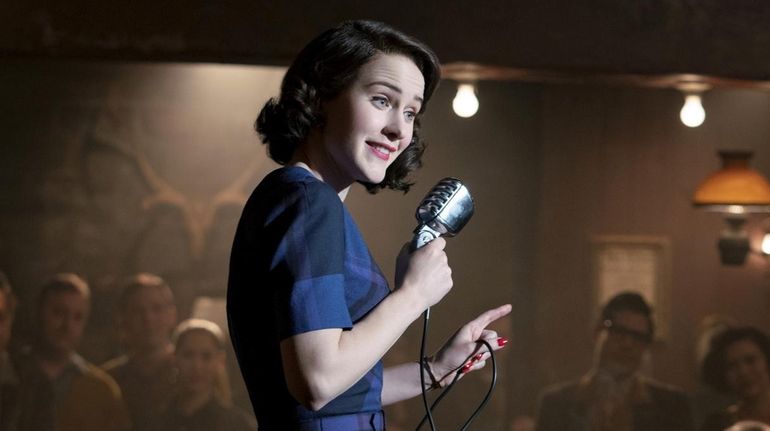 Rachel Brosnahan stars as Miriam "Midge" Maisel in Amazon Studios' "The...