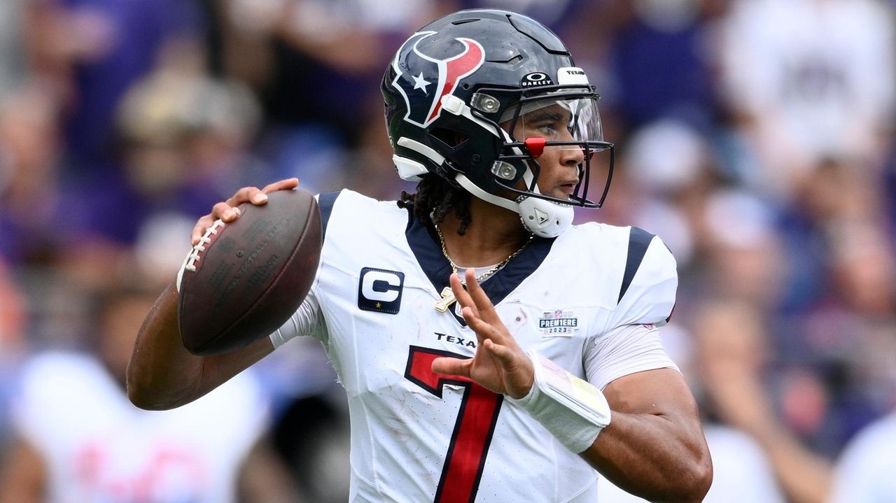 CJ Stroud's regular season debut: How to watch today's Houston Texans vs.  Baltimore Ravens game - CBS News