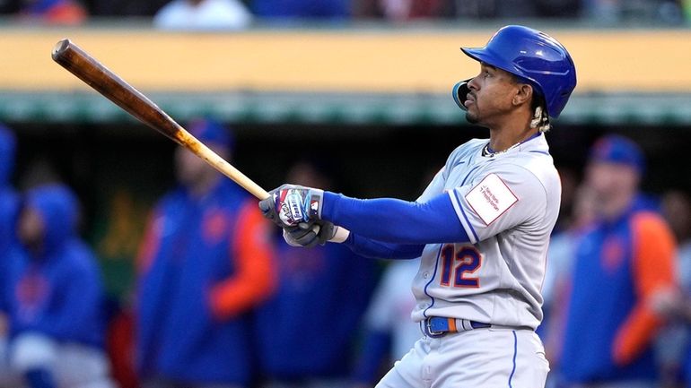 Mets walked 17 times by A's pitchers in 17-6 romp