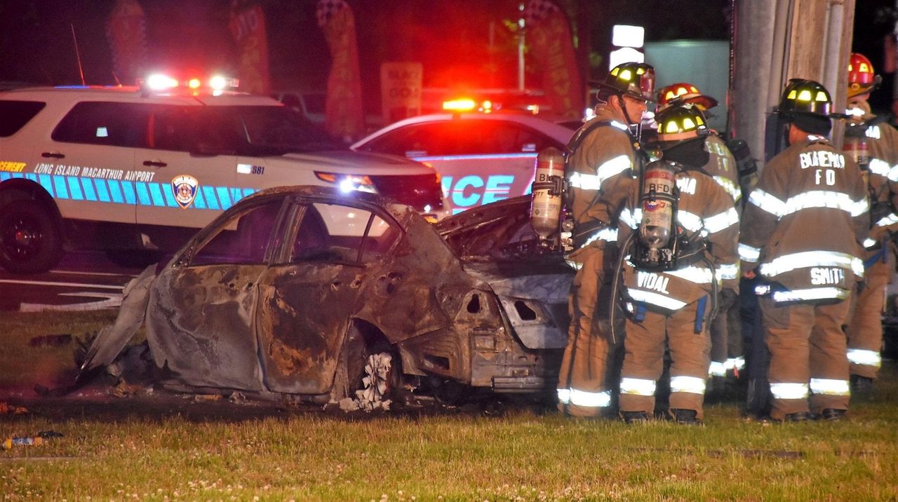 Holbrook man killed in fiery crash in Ronkonkoma, police say Newsday