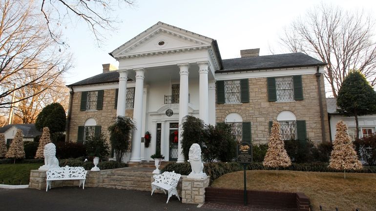 Graceland, Elvis Presley's home, is seen, Jan. 7, 2011, in...