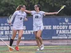 Weinschreider (3 goals, 1 assist) and Boyle (4 goals) lead streaking Huntington in girls lacrosse