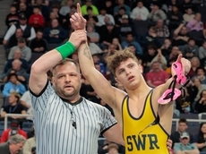 SWR's Gavin Mangano wins third straight state wrestling crown