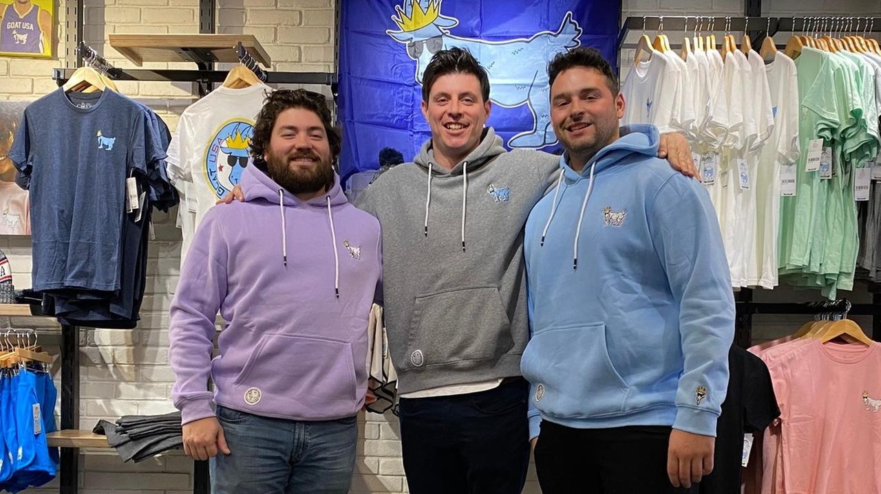 College friends launch GOAT USA clothing line at Roosevelt Field