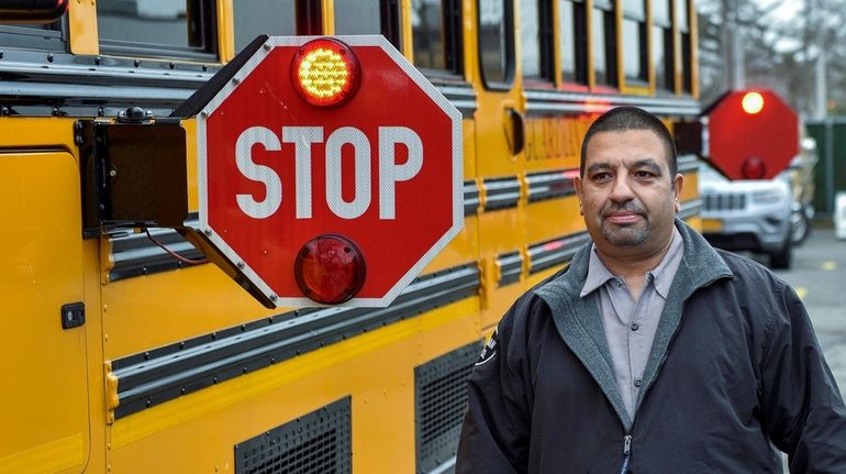 Anoop Keswani, a driver in the East Meadow School District,...