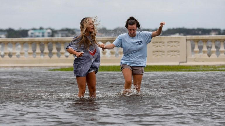 Camryn Frick, left, and Jillian Sternick, both 22, and of...