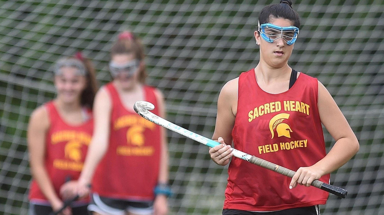 Sacred Heart field hockey practice Newsday