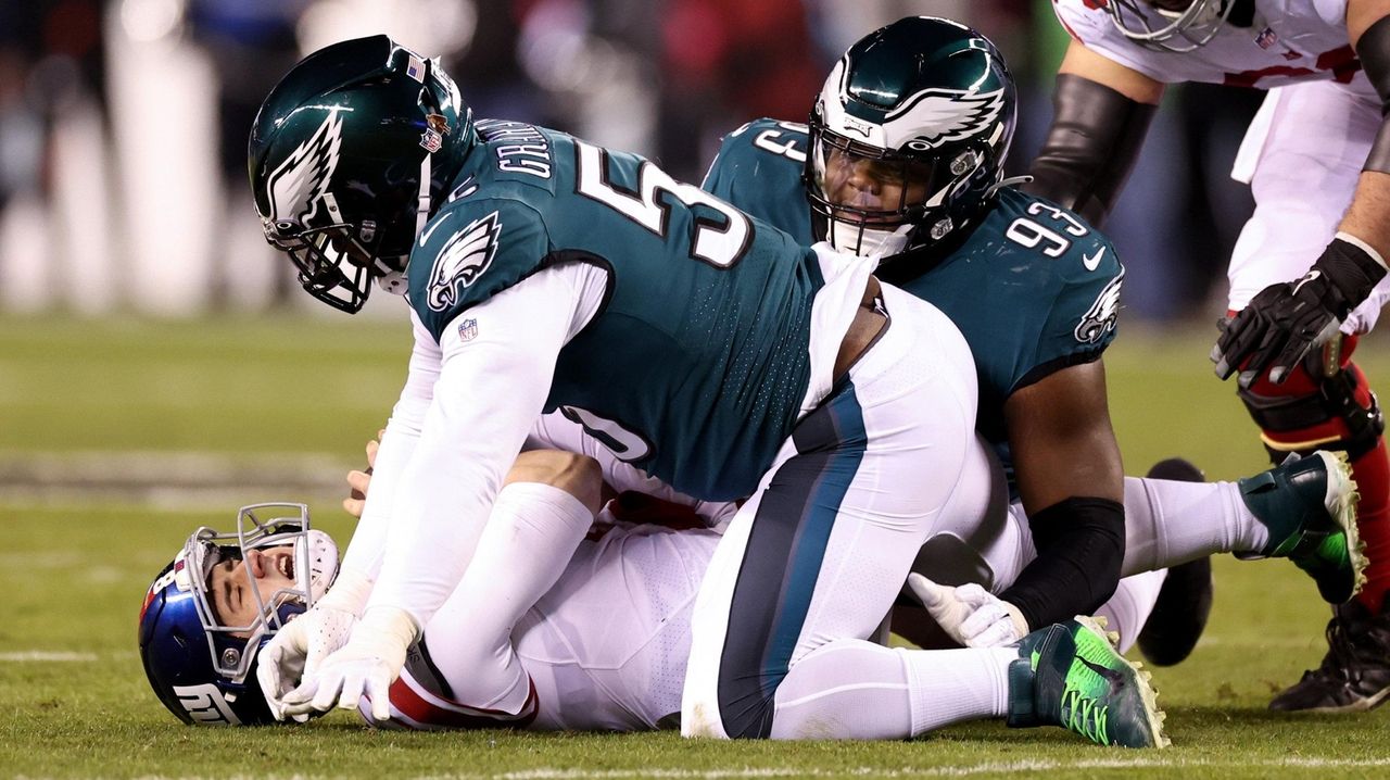 Eagles overwhelm Giants 38-7, advance to NFC Championship