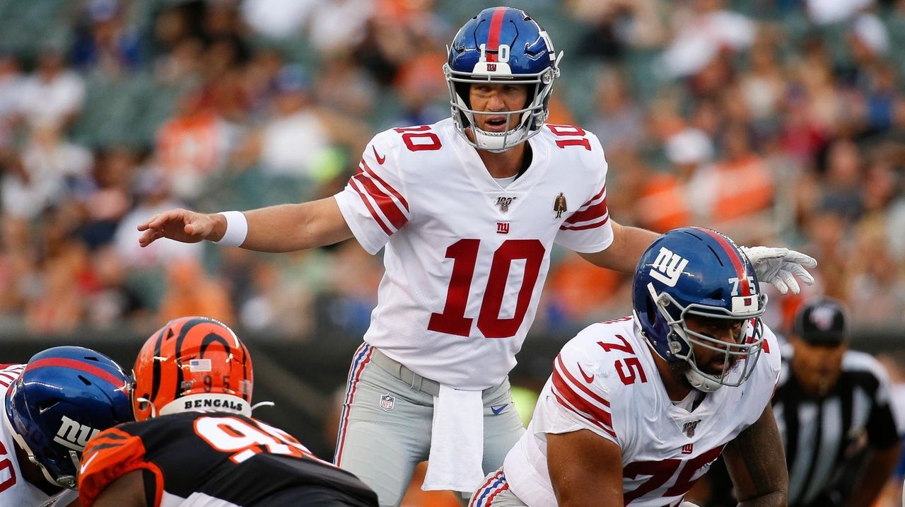 Giants Reinstate Eli Manning As Starter