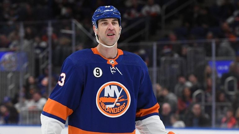 Islanders defenseman Zdeno Chara skates against the Winnipeg Jets in...