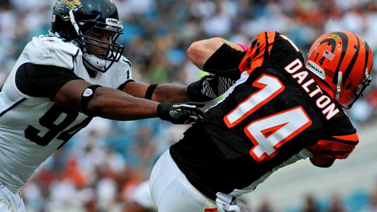 Safety Reggie Nelson of the Jacksonville Jaguars works out during News  Photo - Getty Images