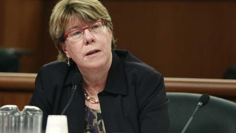 New York State Department of Transportation Commissioner Joan McDonald testifies...