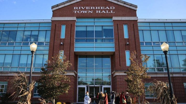 Riverhead Town Board voted to both adopt the budget and override the...