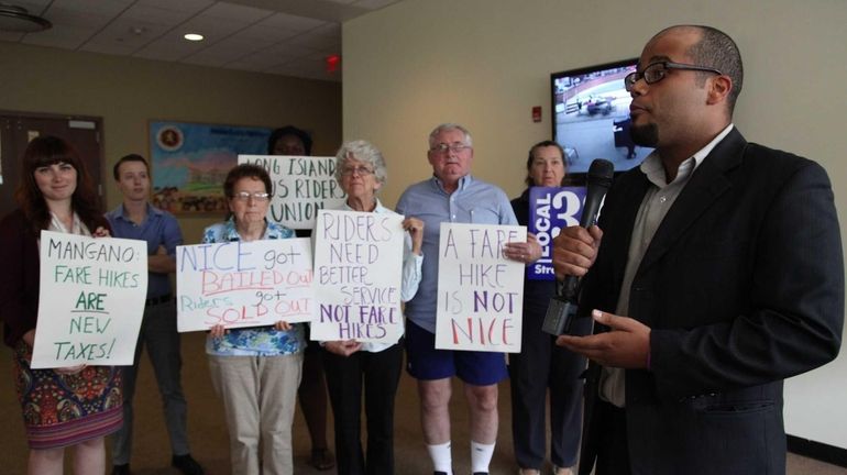 Aaron Watkins Lopez, with the LI Bus Riders Union, brings...