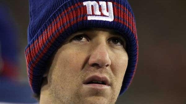 Eli Manning #10 of the New York Giants.