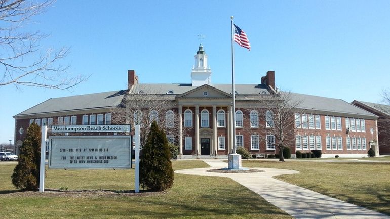 Westhampton Beach Middle School at 340 Mill Rd. in Westhampton Beach.