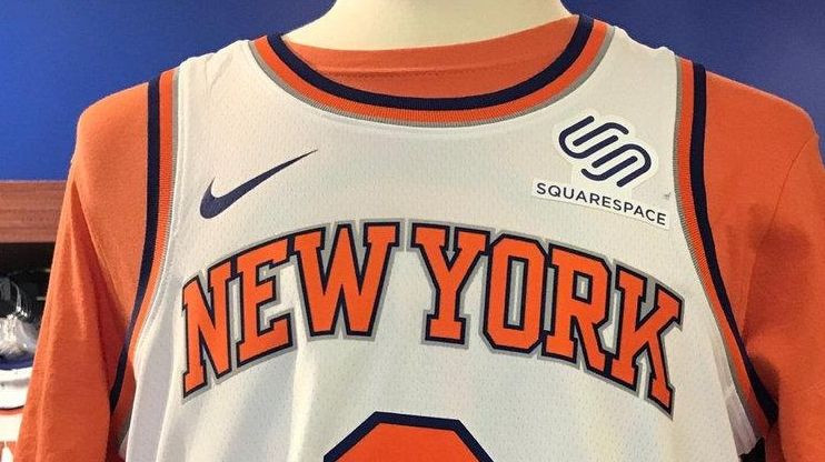 Knicks Team Up With Squarespace for Patch Sponsorship Deal - Bloomberg