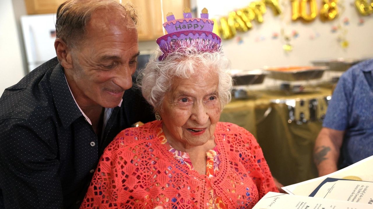 Happy birthday to 108-year-old Ronkonkoma woman whose secret to a long life is staying carefree