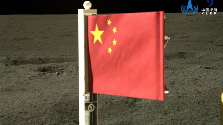 In this China National Space Administration (CNSA) handout image released...