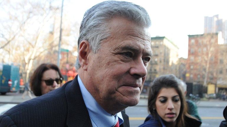 Former New York State Senate Leader Dean Skelos arrives at...