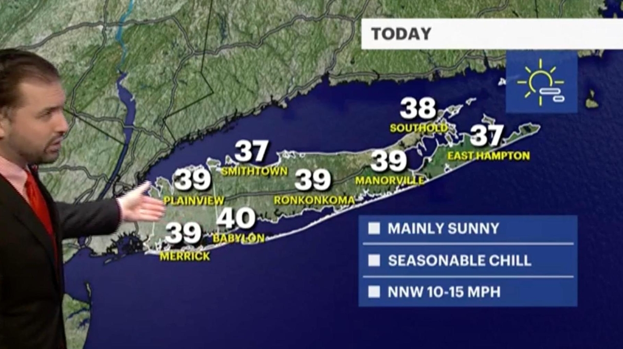 Long Island forecast: A chilly but mostly sunny week ahead - Newsday