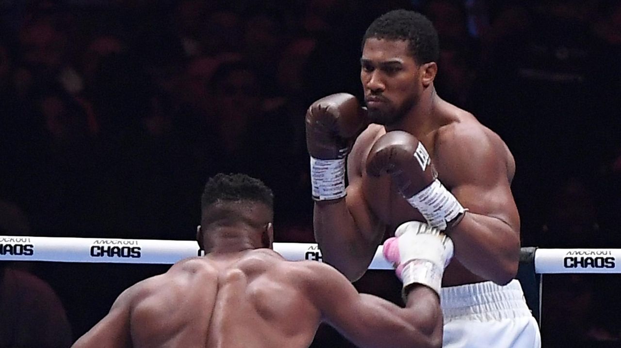 Anthony Joshua Knocks Out MMA Star Francis Ngannou In The 2nd Round Of ...