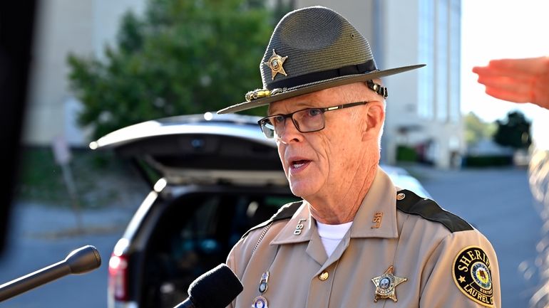 Deputy Gilbert Acciardo, Public information Officer with the Laurel County...