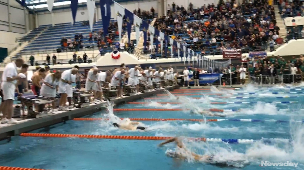 Long Island swimmers clean up at state championships - Newsday