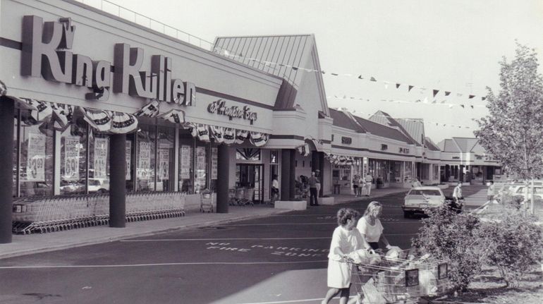 Exterior of the King Kullen supermarket in Montauk Highway in...