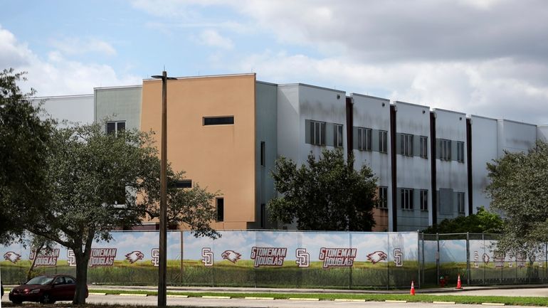 The 1200 building at Marjory Stoneman Douglas High School in...