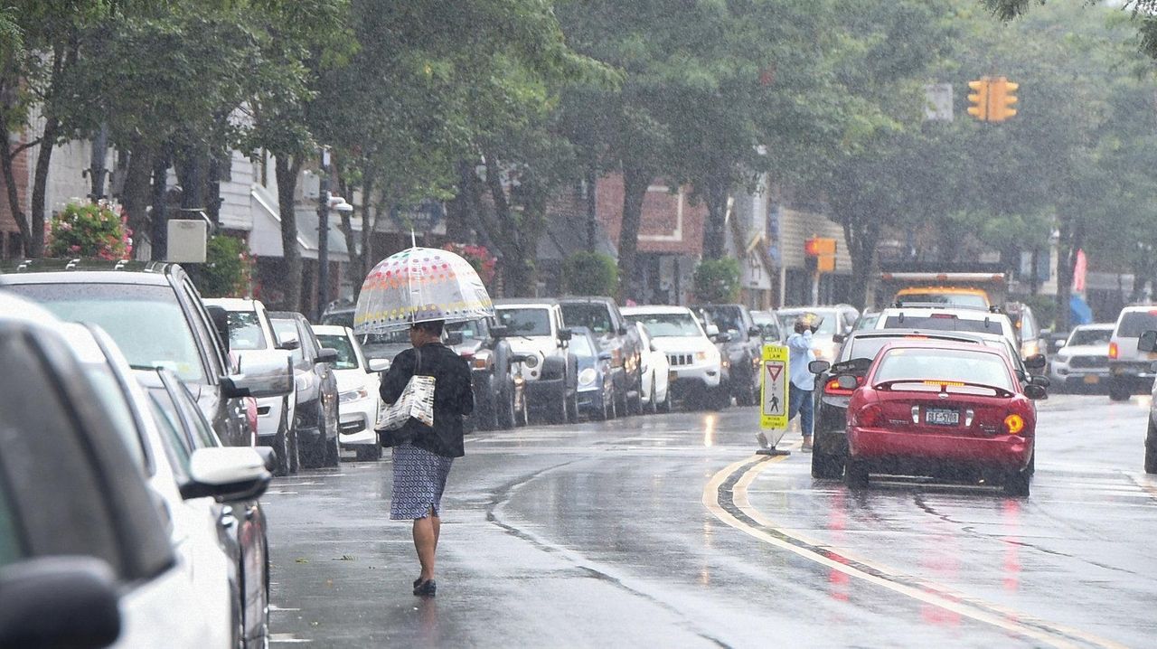 Long Island weather Spotty light showers likely as heavier rain moves